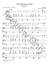 At the Mid Hour of the Night piano sheet music cover